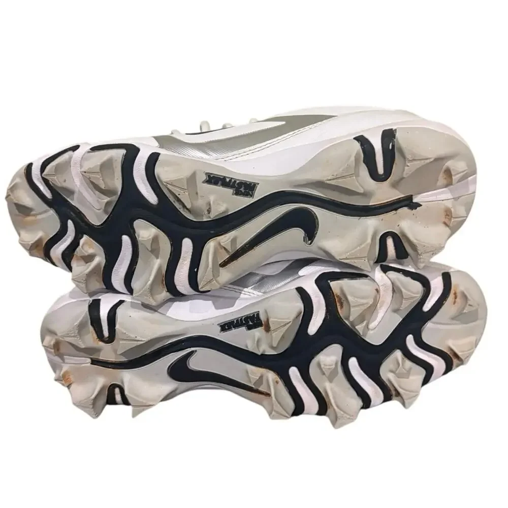 Nike Alpha Menace 4 Shark Men's Football Cleats, Size 7.5,‎ White FN0028-100